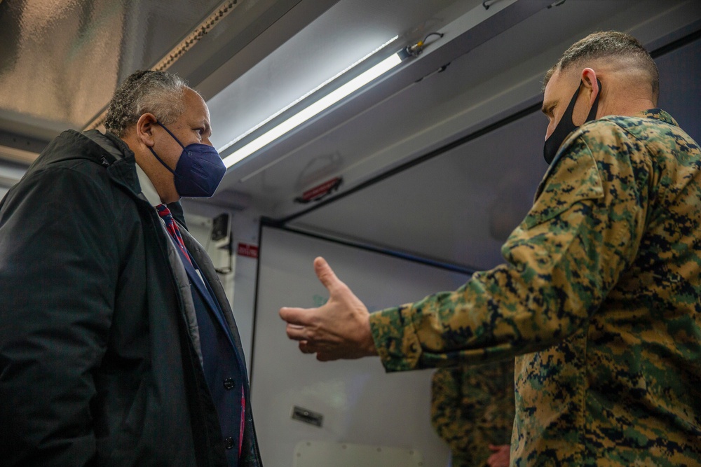 Secretary of the Navy visits 2d Marine Division