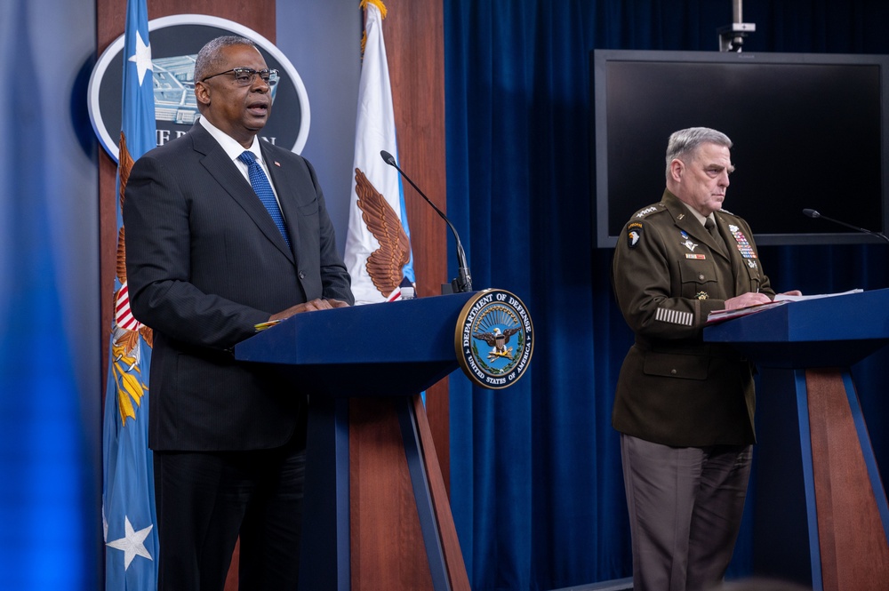 SD and CJCS Press Briefing