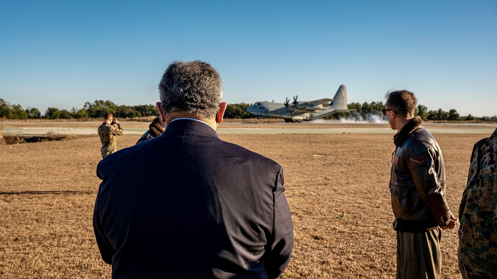 SECNAV visits Marine Corps Base Camp Lejeune