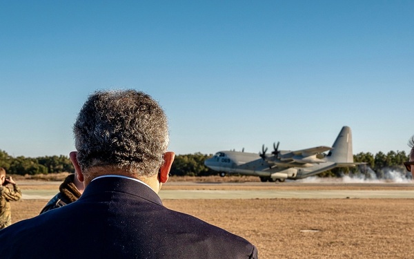 SECNAV visits Marine Corps Base Camp Lejeune