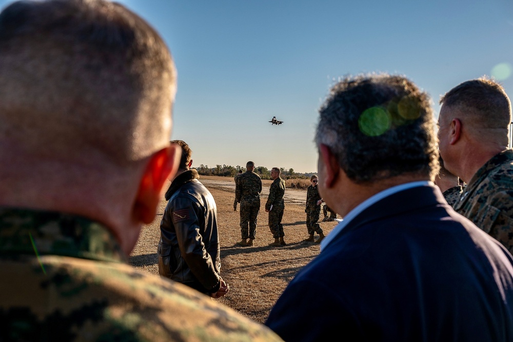 SECNAV visits Marine Corps Base Camp Lejeune