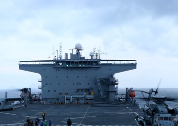 Commander Task Force Seventy-Six (CTF-76), embarks USS Miguel Keith to Command and Control theater littoral warfare operations