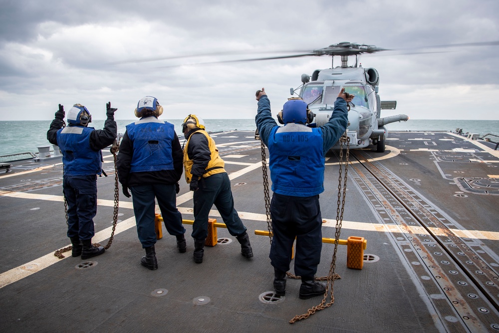 USS Dewey and HSM-51 Conduct Flight Operations