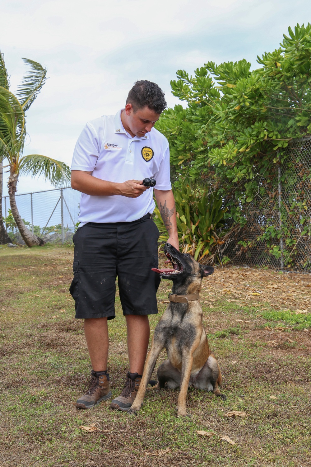 U.S. Army Garrison-Kwajalein Atoll Welcomes New Military Working Dogs