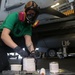 Abraham Lincoln Sailors conduct aircraft maintenance