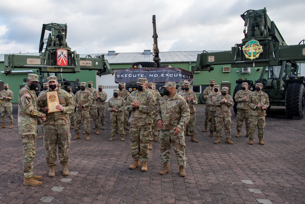 1st ICTC recieve the AAME Award from Major General Smith