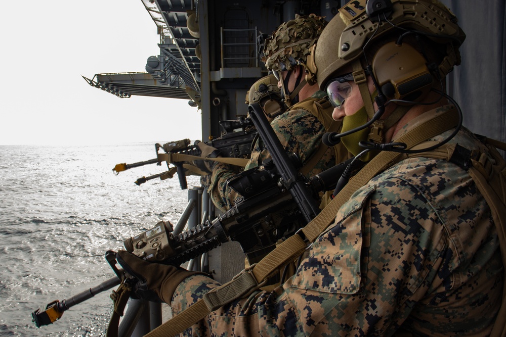 31st MEU: TRAP Flies Aboard America