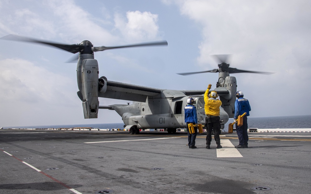 USS America Conducts Flight Ops