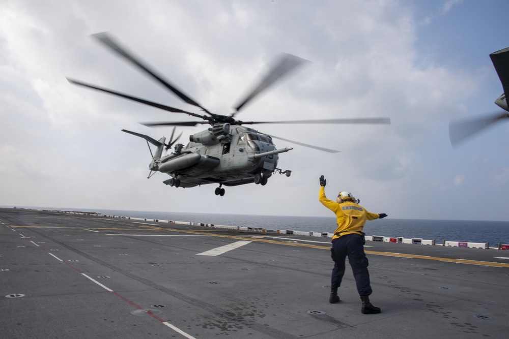 USS America Conducts Flight Ops
