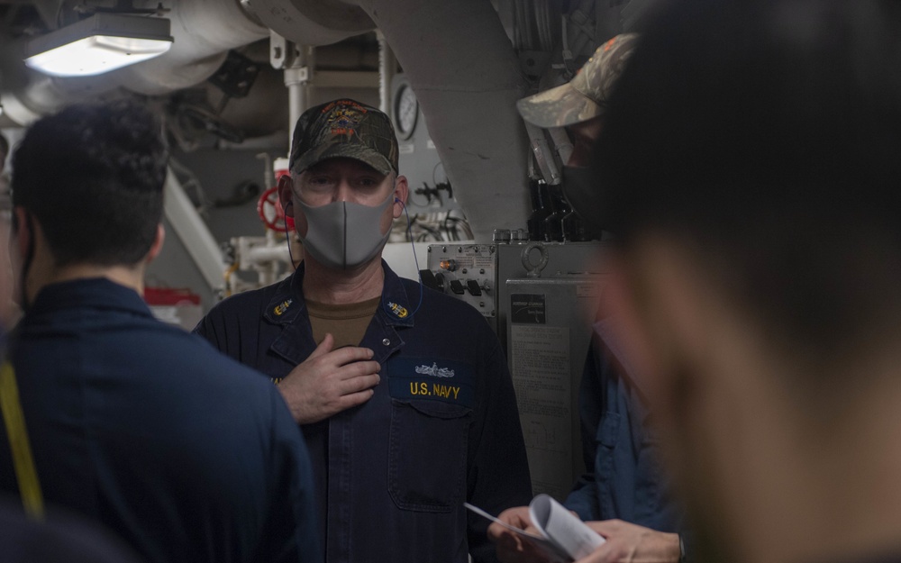USS America Conducts Damage Contol Drill