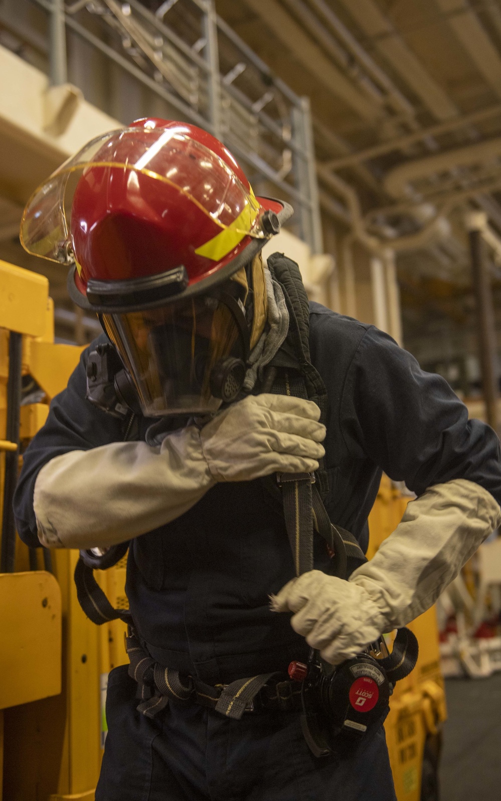 USS America Conducts Damage Contol Drill