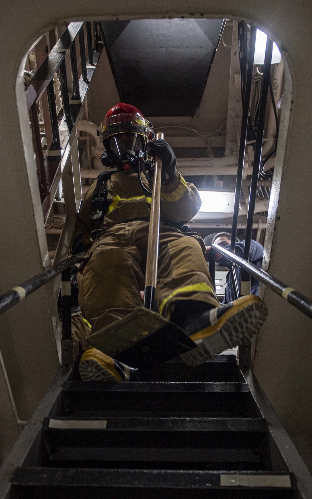 USS America Conducts Damage Contol Drill