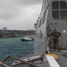 USS Greenbay departs White Beach