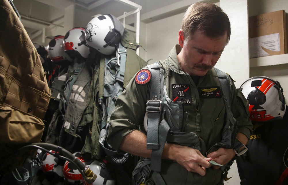 Abraham Lincoln Sailors conduct maintenance