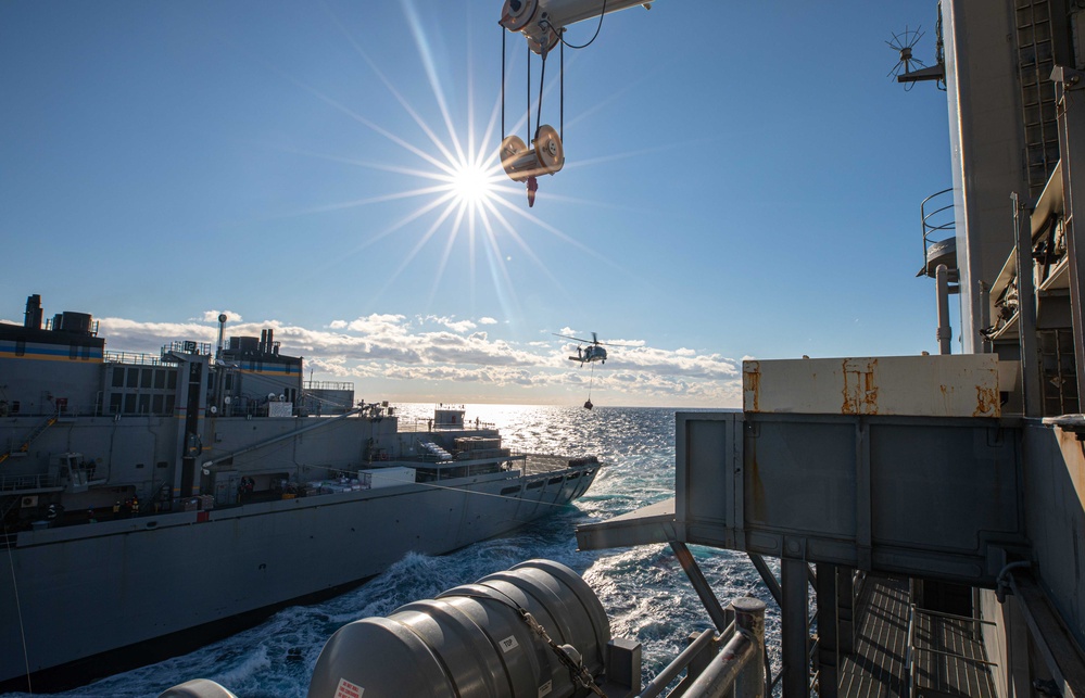 The Harry S. Truman Carrier Strike Group is on a scheduled deployment in the U.S. Sixth Fleet area of operations in support of naval operations to maintain maritime stability and security.