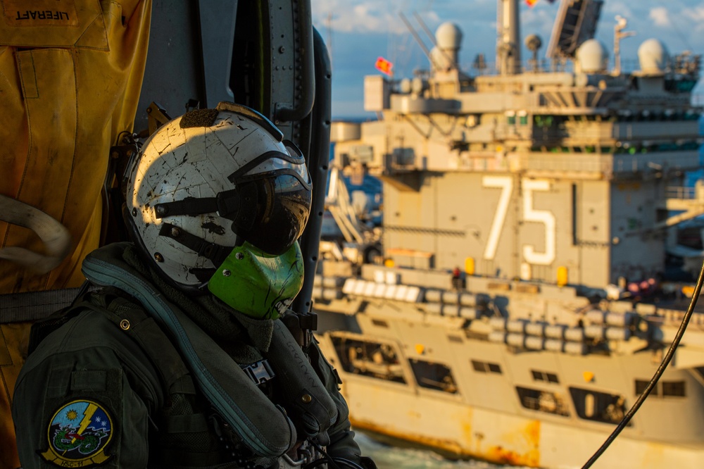 The Harry S. Truman Carrier Strike Group is on a scheduled deployment in the U.S. Sixth Fleet area of operations in support of naval operations to maintain maritime stability and security.