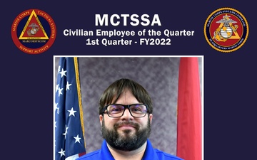 MCTSSA Civilian of the Quarter, 1st Quarter of FY2022