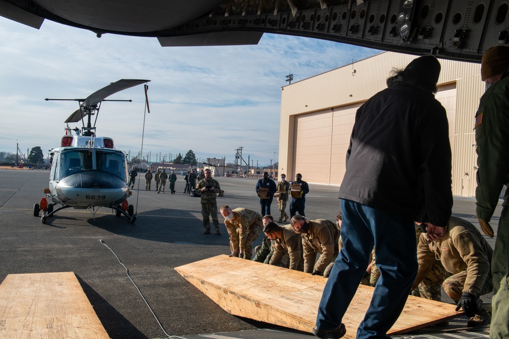 459th Airlift Squadron send UH-1N Twin Huey to Cope North 2022