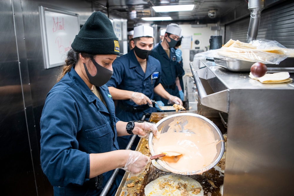 Junior Enlisted Cook For USS Dewey