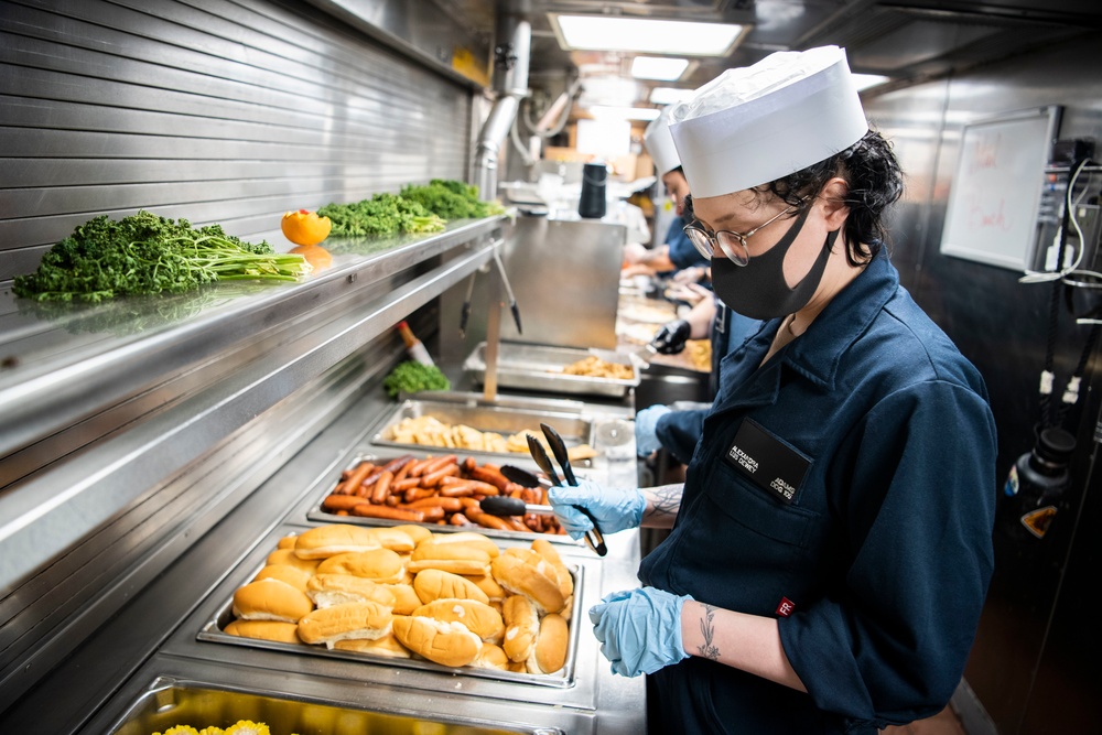 Junior Enlisted Cook For USS Dewey