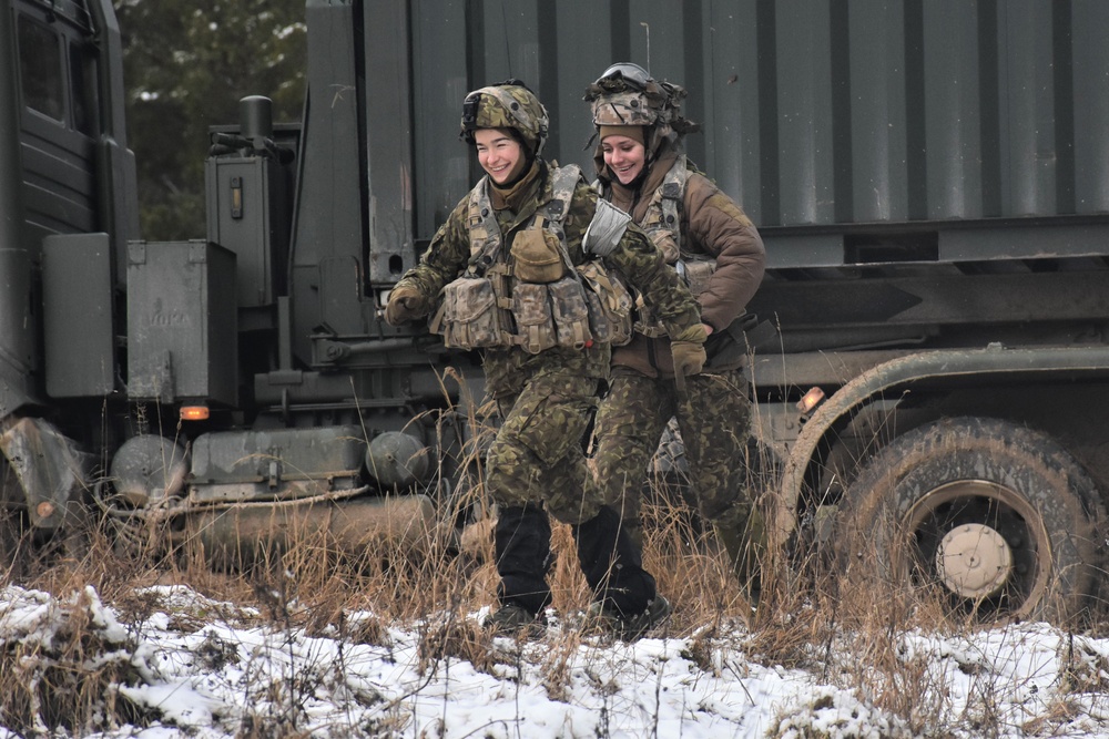 NATO forces at the forefront of the fight at Allied Spirit 22