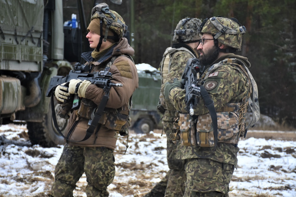 NATO forces at the forefront of the fight at Allied Spirit 22