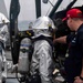 Gridley conducts a firefighting drill