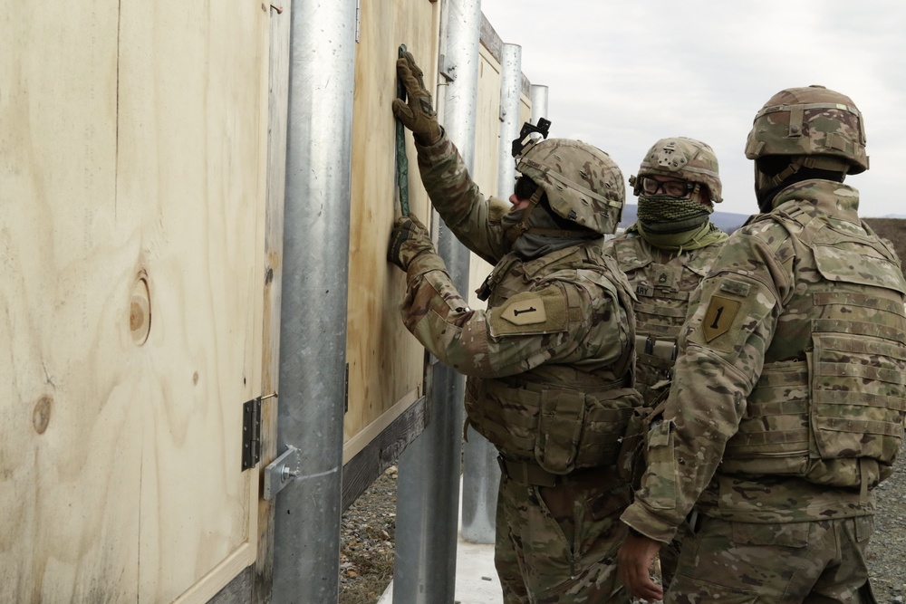 Breach and Clear! 1st Brigade Engineer Battalion Combat Engineers train urban breaching at NSTA