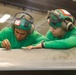 Abraham Lincoln Sailors conduct aircraft maintenance