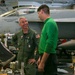 Abraham Lincoln Sailors conduct aircraft maintenance