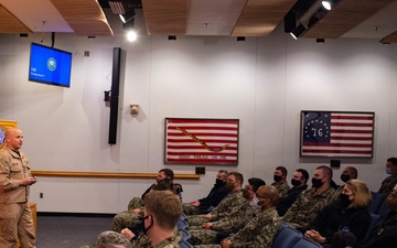 MCPON Russell Smith Visits Information Warfare Training Command Virginia Beach