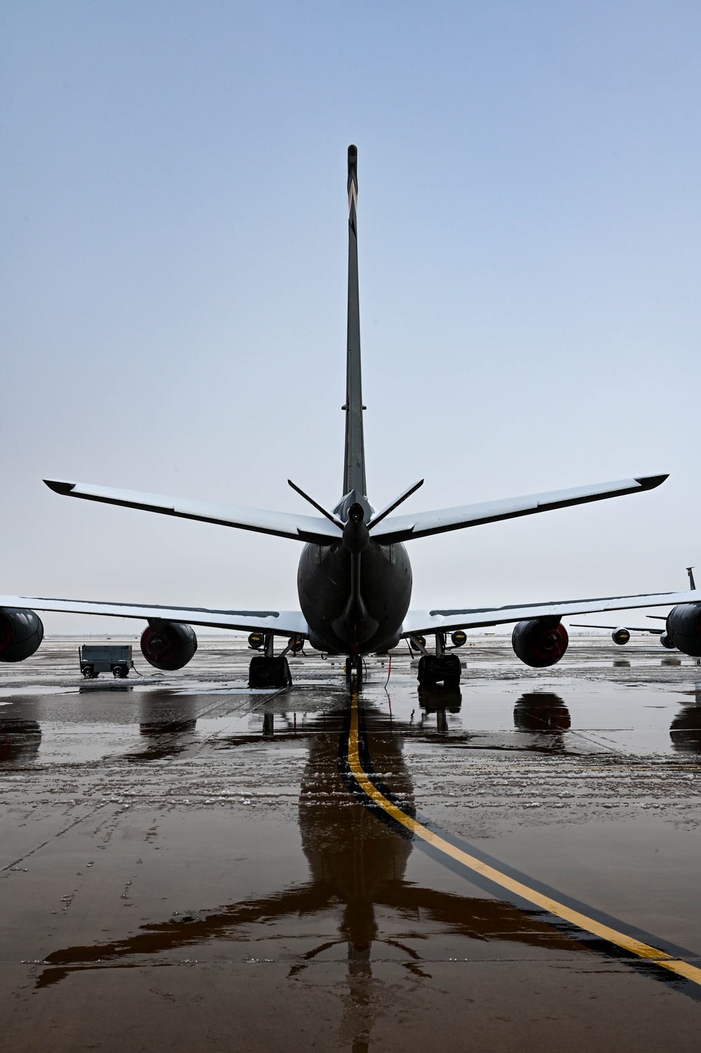 Snowstorm at Altus AFB