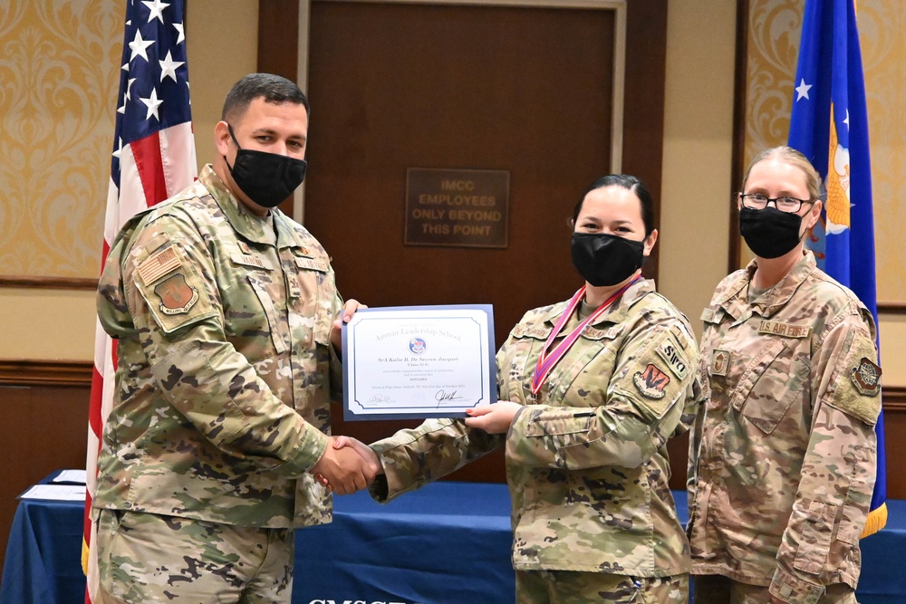 Team Pope Graduates Newest Airman Leadership School Class