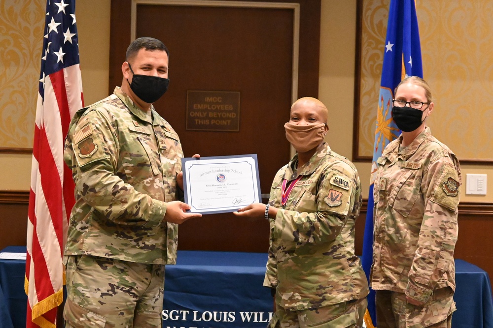 Team Pope Graduates Newest Airman Leadership School Class