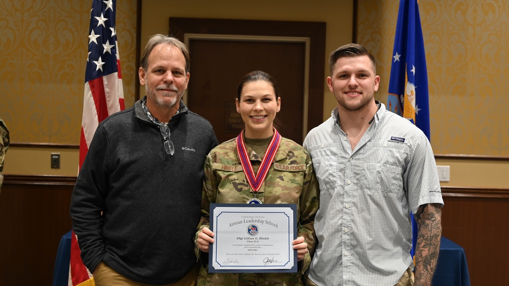Team Pope Graduates Newest Airman Leadership School Class