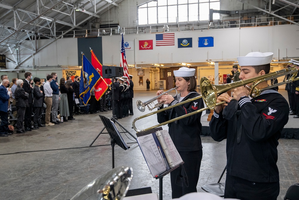 Purdue University NROTC change of command