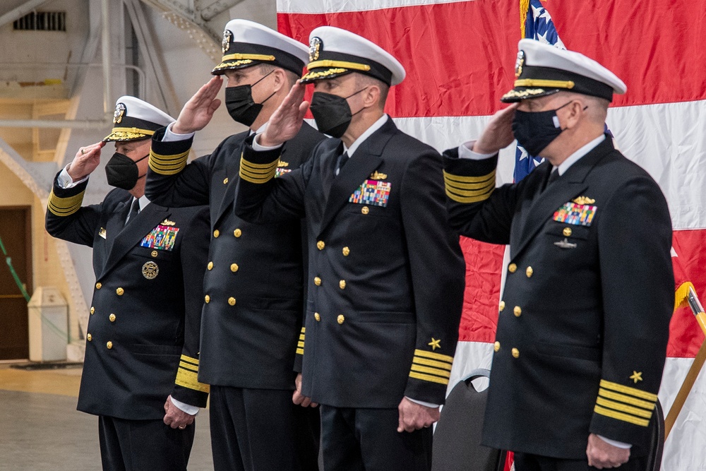 Purdue University NROTC change of command