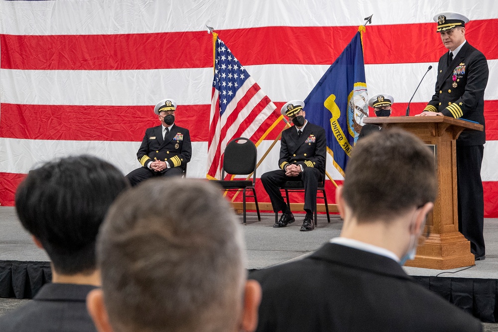 Purdue University NROTC change of command