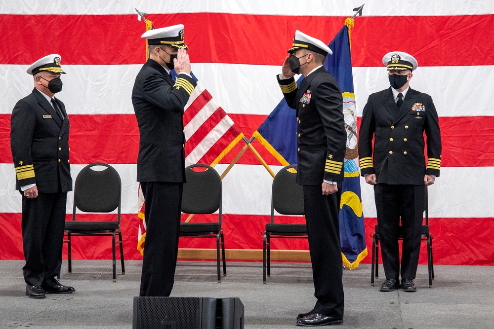 Purdue University NROTC change of command