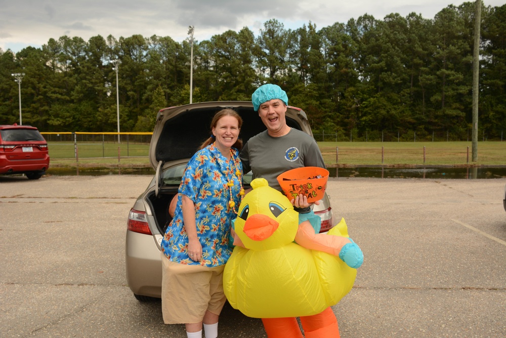Team Pope Celebrates Halloween during FallFest 2021
