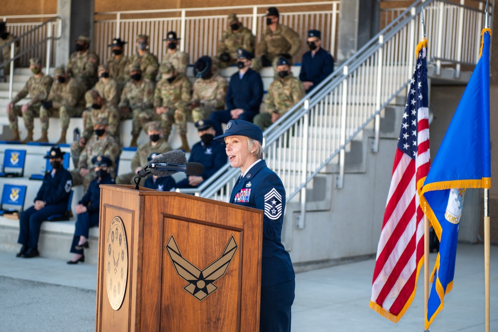 DVIDS Images U.S. Air Force BMT Graduation 13 Jan 2022 [Image 15 of 22]