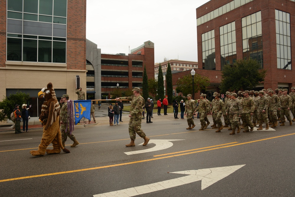 43 AMOG Commander Serves as Receiving Officer in Wilmington, NC, Veterans Day Parade