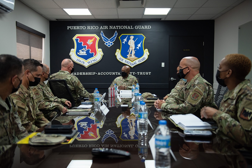 SEA Whitehead visits Puerto Rico National Guard