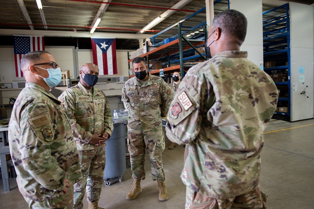 SEA Whitehead visits Puerto Rico National Guard