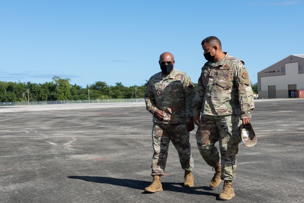 SEA Whitehead visits Puerto Rico National Guard