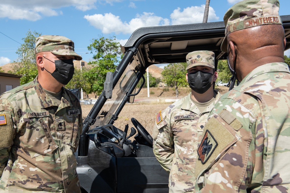 SEA Whitehead visits Puerto Rico National Guard