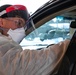 103rd Airlift Wing, Connecticut Air National Guard aids health care workers at COVID-19 test site.