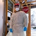 103rd Airlift Wing, Connecticut Air National Guard aids health care workers at COVID-19 test site.
