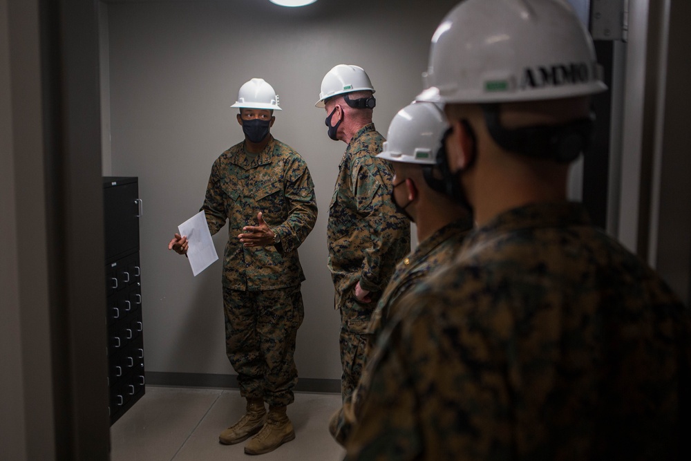 Deputy Commandant for Installations and Logistics Visits 1st Supply Battalion