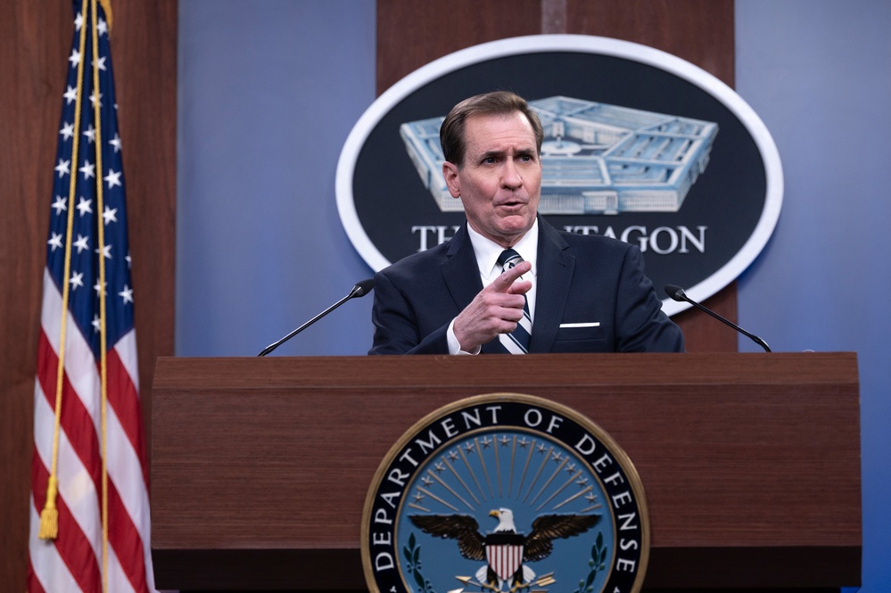 Pentagon Press Secretary Holds Press Briefing